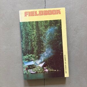 1975 Boy Scouts of America Fieldbook First Aid Campfire Tent Camping Outdoors